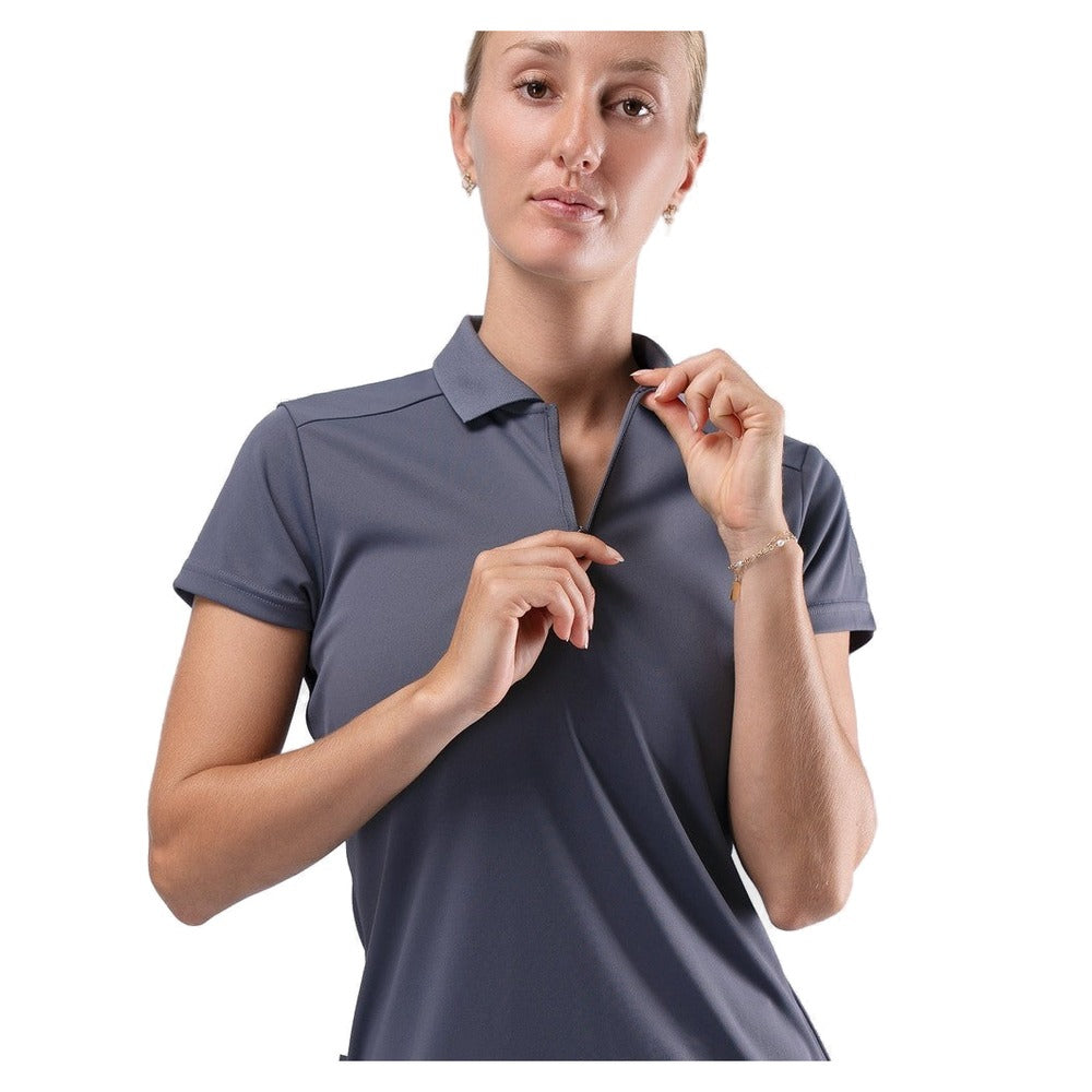 Zhik UVActive Short Sleeve Polo - Women (Slate)