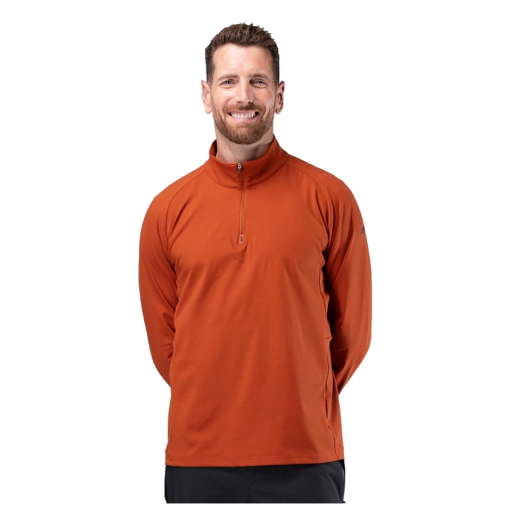 Zhik ZhikMotion 1/4 Zip L/S Top Mens - Red Earth
