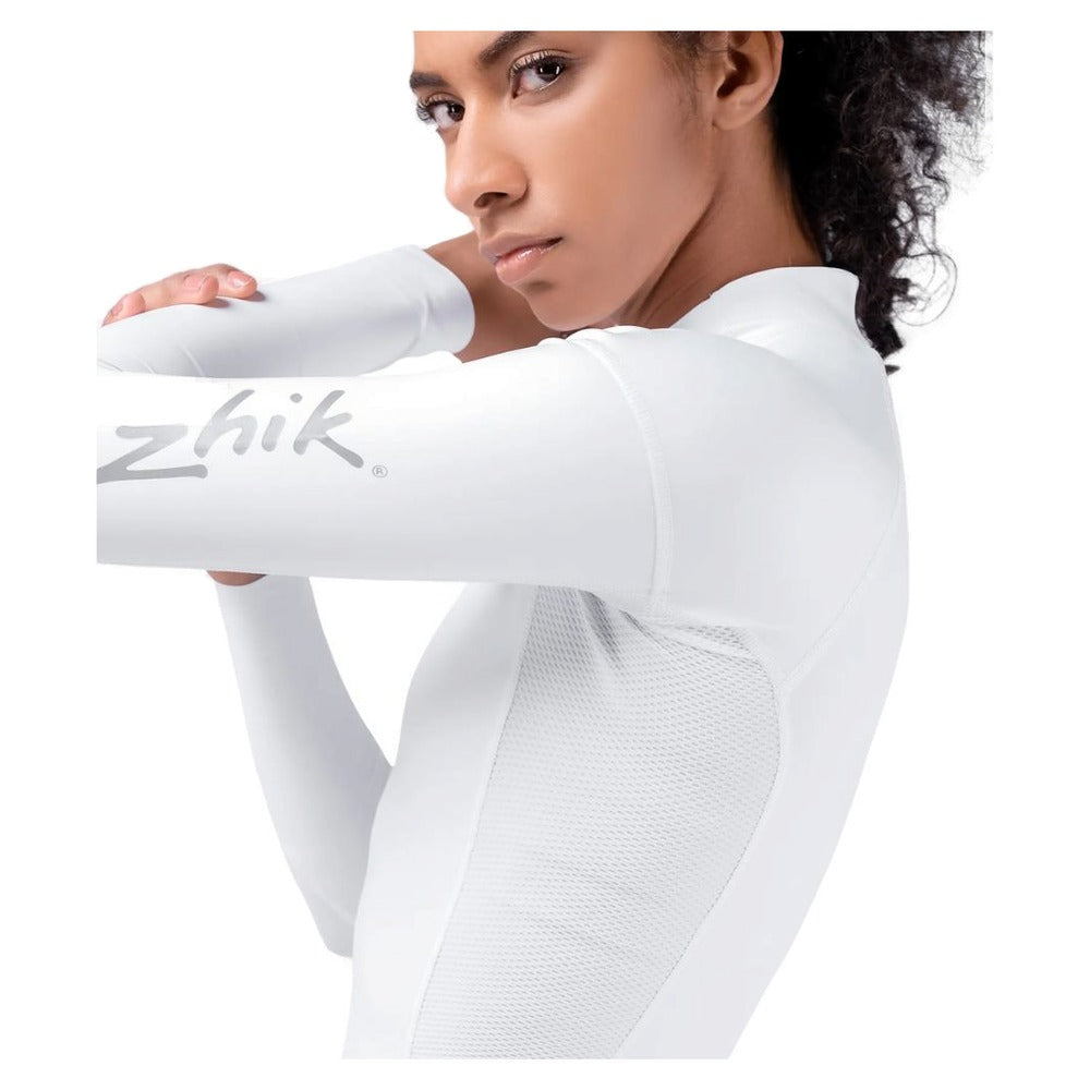 Zhik Eco Spandex Long Sleeve Top - Women (White)