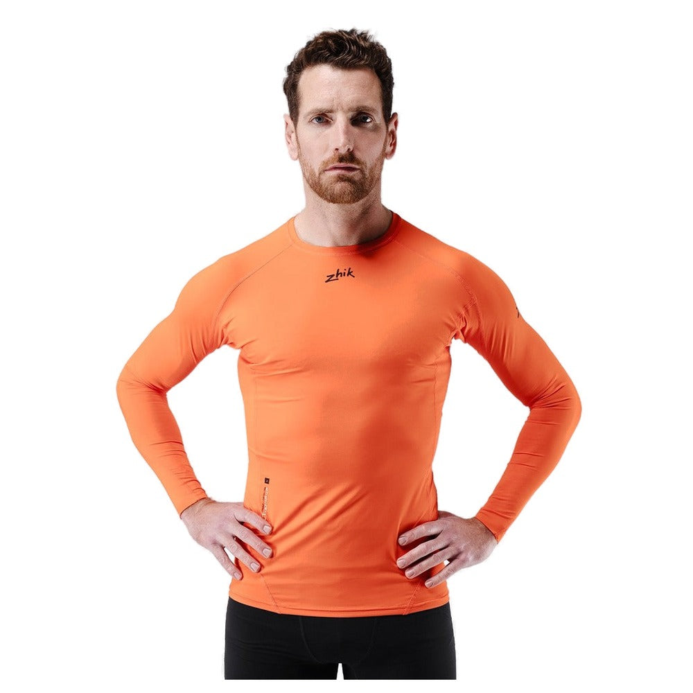 Zhik Eco Spandex Light Long Sleeve Baselayer Top - Men (Flame Red)