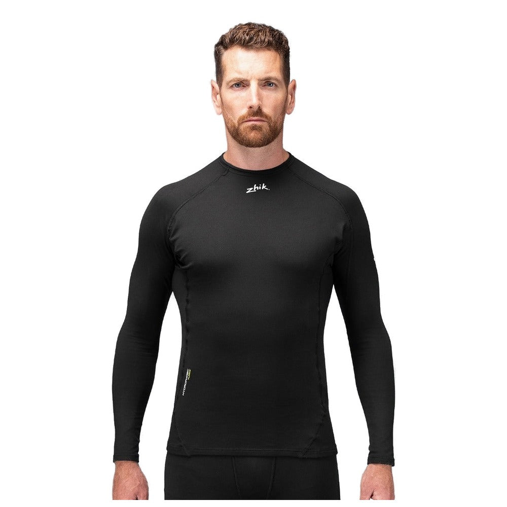 Zhik Hydrophobic Fleece Baselayer Top Mens - Black