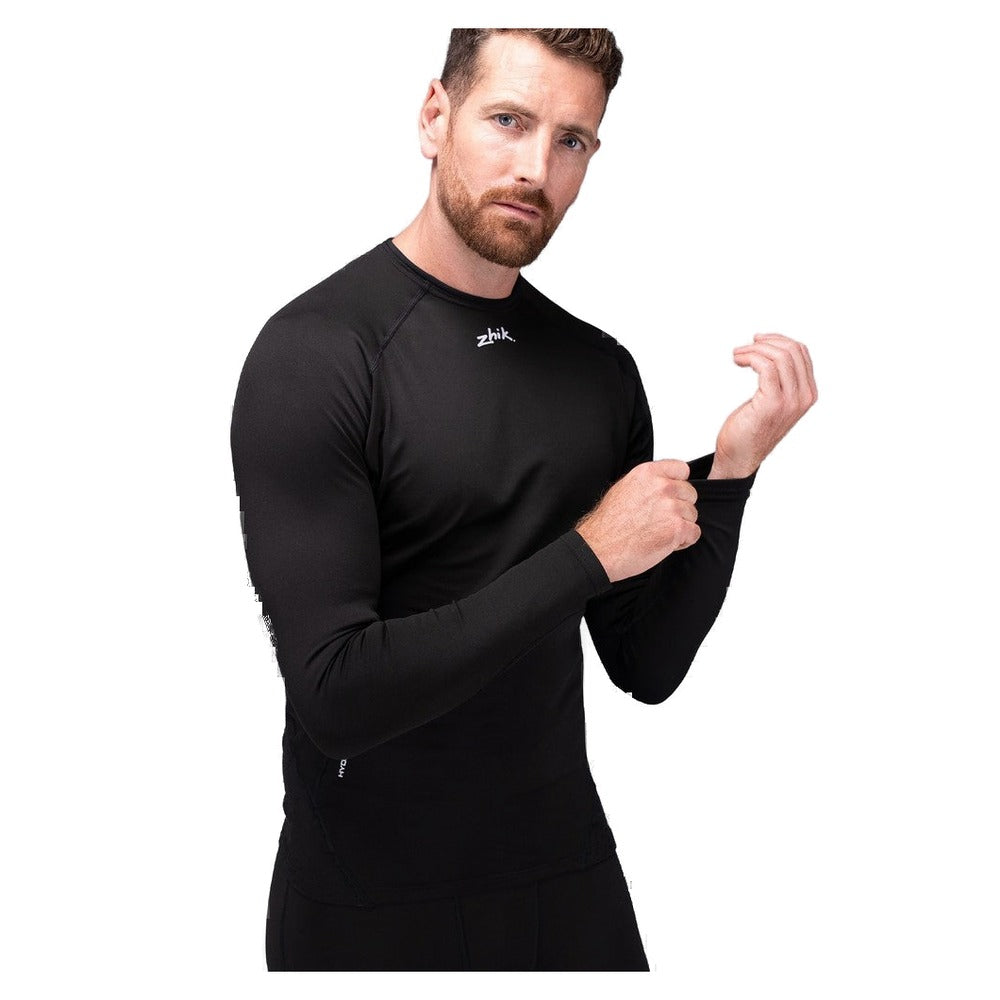 Zhik Hydrophobic Fleece Baselayer Top Mens - Black