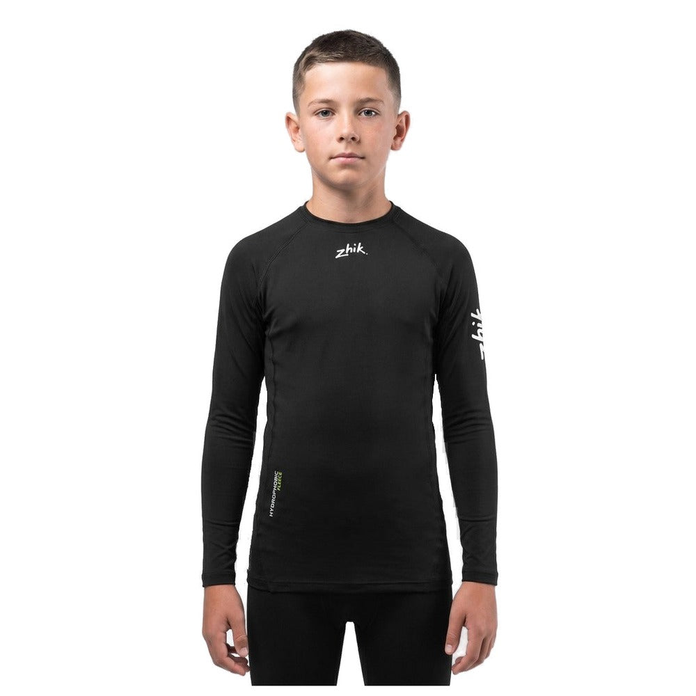 Zhik Hydrophobic Fleece Baselayer Top Juniors - Black