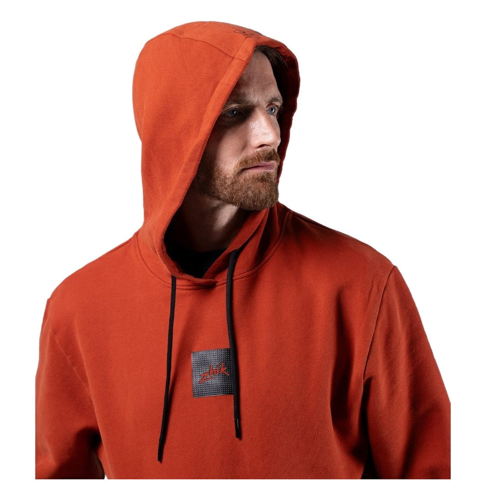 Zhik Carbon Hoodie Mens - Red Earth