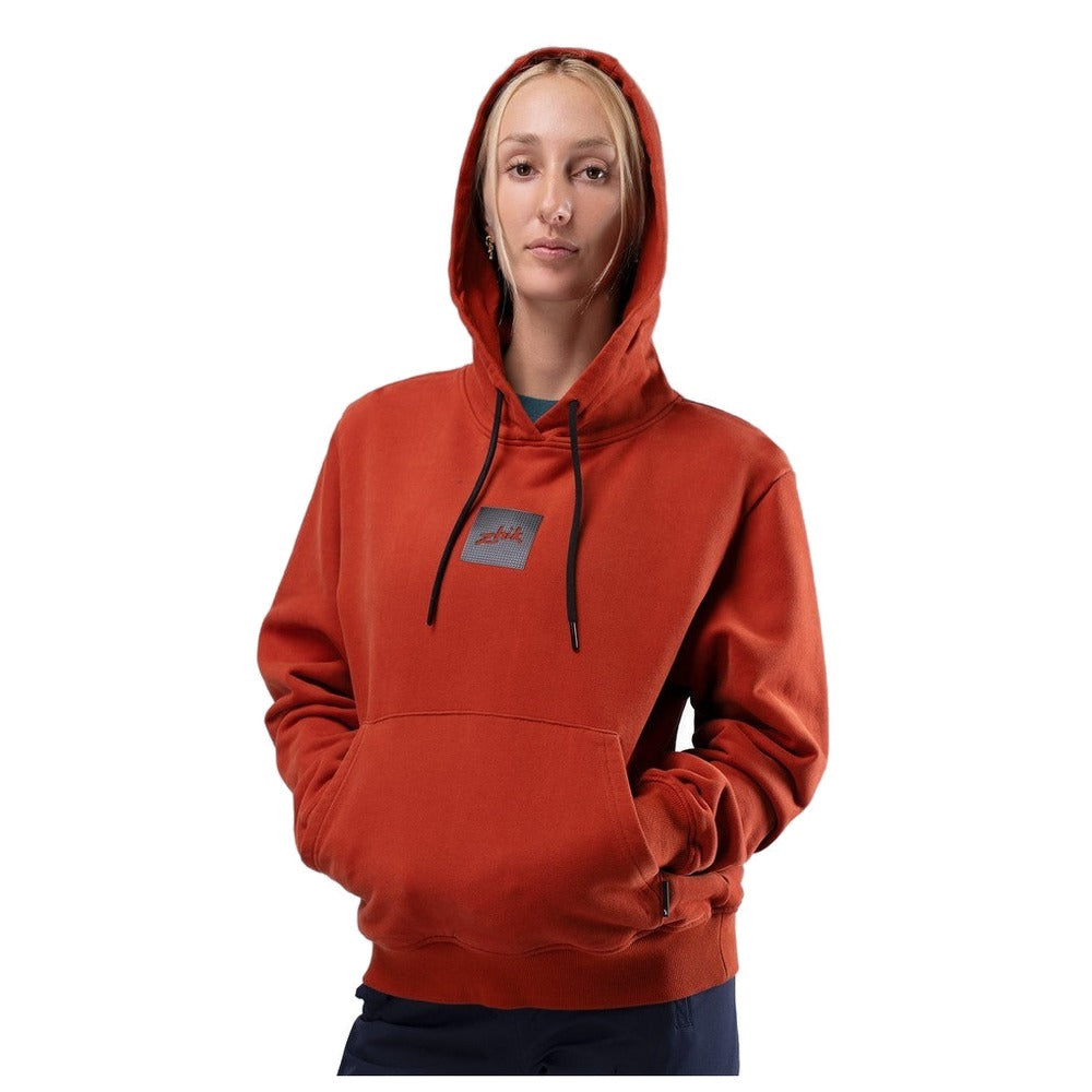 Zhik Carbon Hoodie Womens - Red Earth