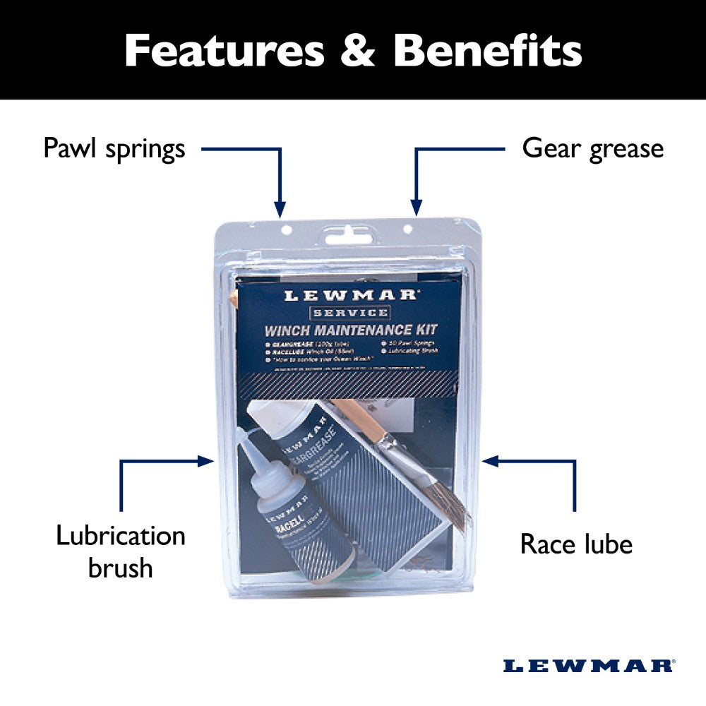 Lewmar Winch Service Kit - Maintenance Kit