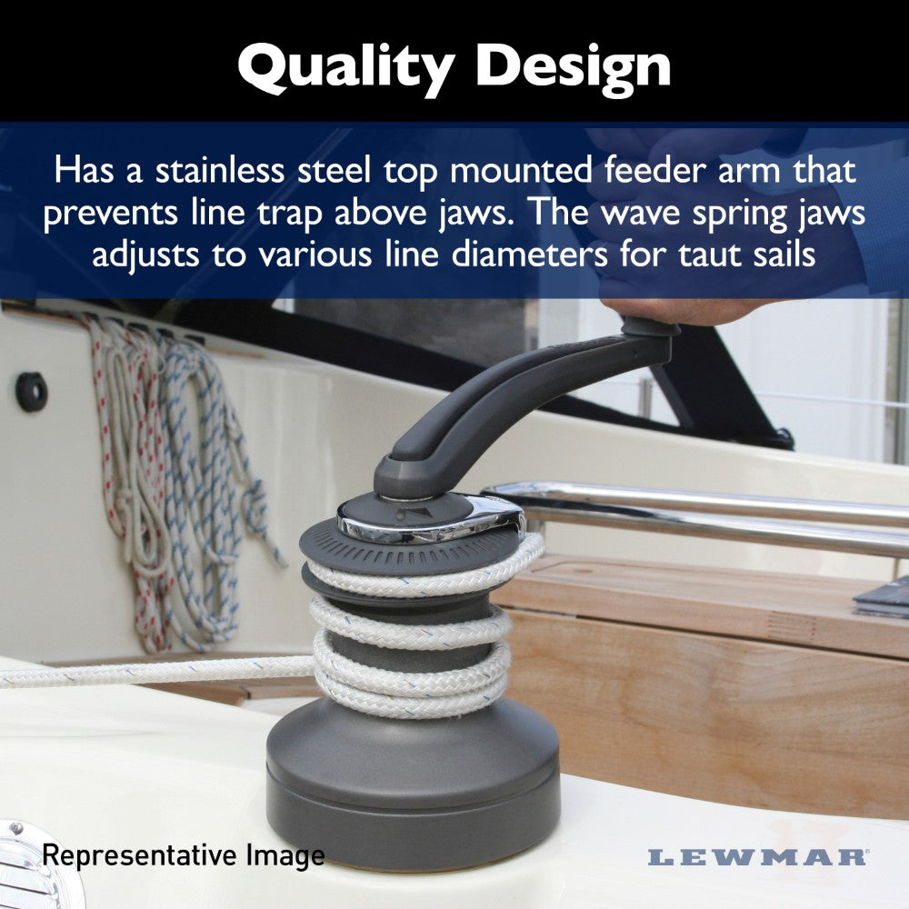 Lewmar Electric Winch EVO Size 45 - 12V / Chrome / Two Speed Winch / Complete Kit