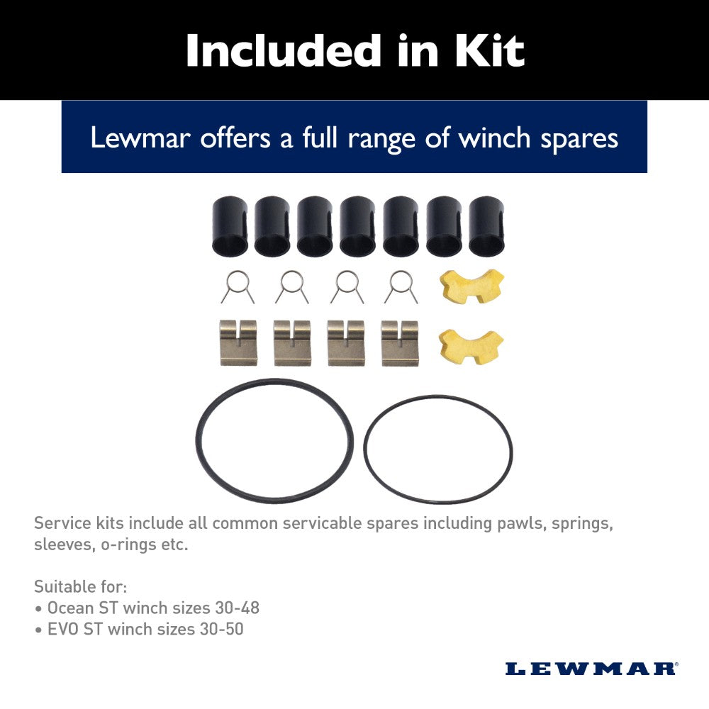 Lewmar Winch Service Kit - Ocean 28 to 48ST, EVO 30 to 50ST Spares Kit