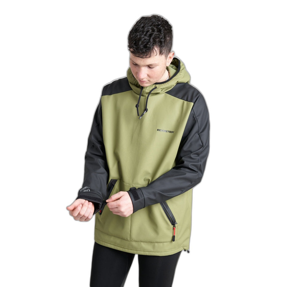 Rooster Aquafleece Hoodie - Khaki (143557)