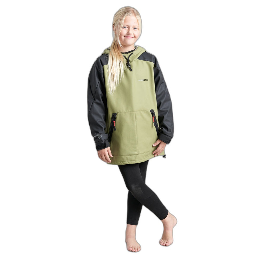 Rooster Junior Aquafleece Hoodie - Khaki (143563)