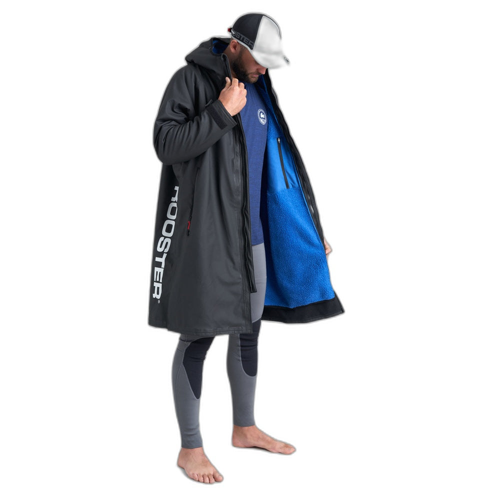 Rooster Aquafleece Robe - Black / Blue (143567)