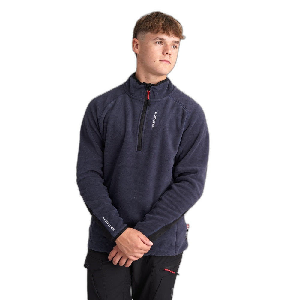 Rooster Microfibre Fleece Sweater - Grey (147288)