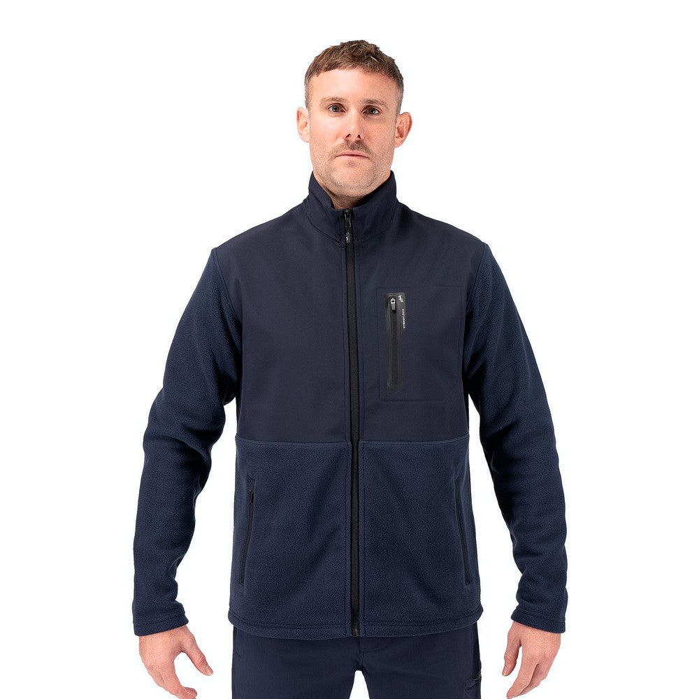 Zhik Mens Hybrid Fleece Jacket - Midnight Blue