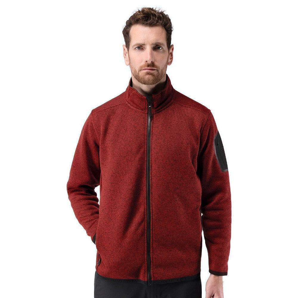 Zhik Men's Knit Fleece Jacket - Garnet Marle