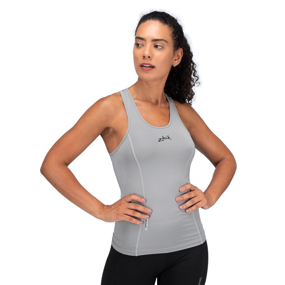 Zhik Womens Eco Spandex LT Race Singlet - Platinum