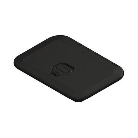 Sea-Dog Triple Lock rectangular marine hatch, black, closed
