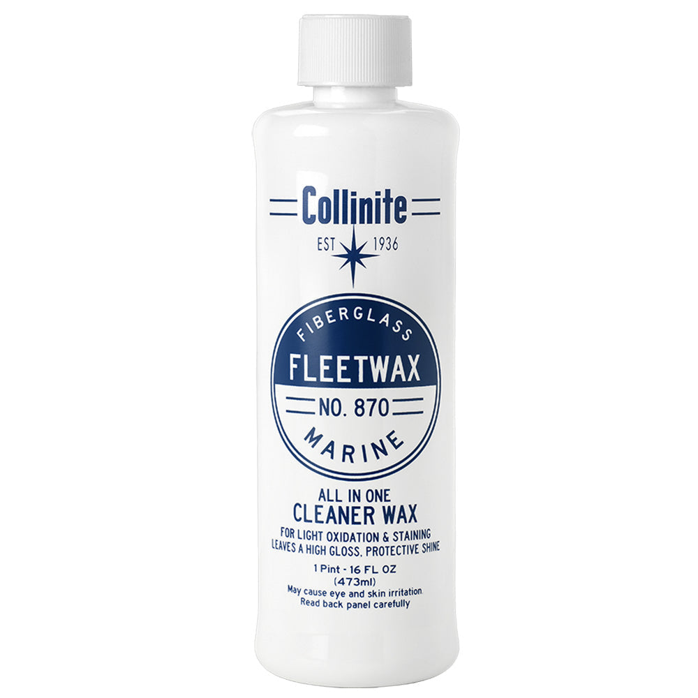 Collinite 870 Marine Fiberglass Fleetwax all-in-one cleaner wax bottle