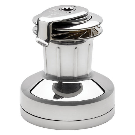 Andersen Self Tailing Winch Size 46, showing the stripper-arm jaws on top of the drum