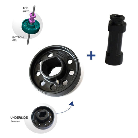 Facnor Halyard Deflector Wheel (9.5mm Stays)