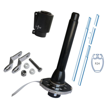 Facnor FlatDeck FD190 genoa and jib furler drum unit with foil section