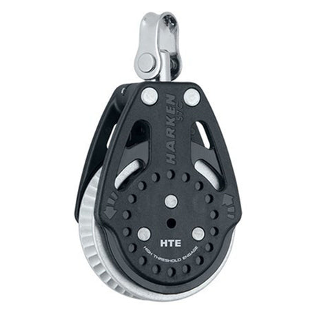 Harken Carbo HTE Ratchamatic 57mm single ratchet block with 2x grip sheave
