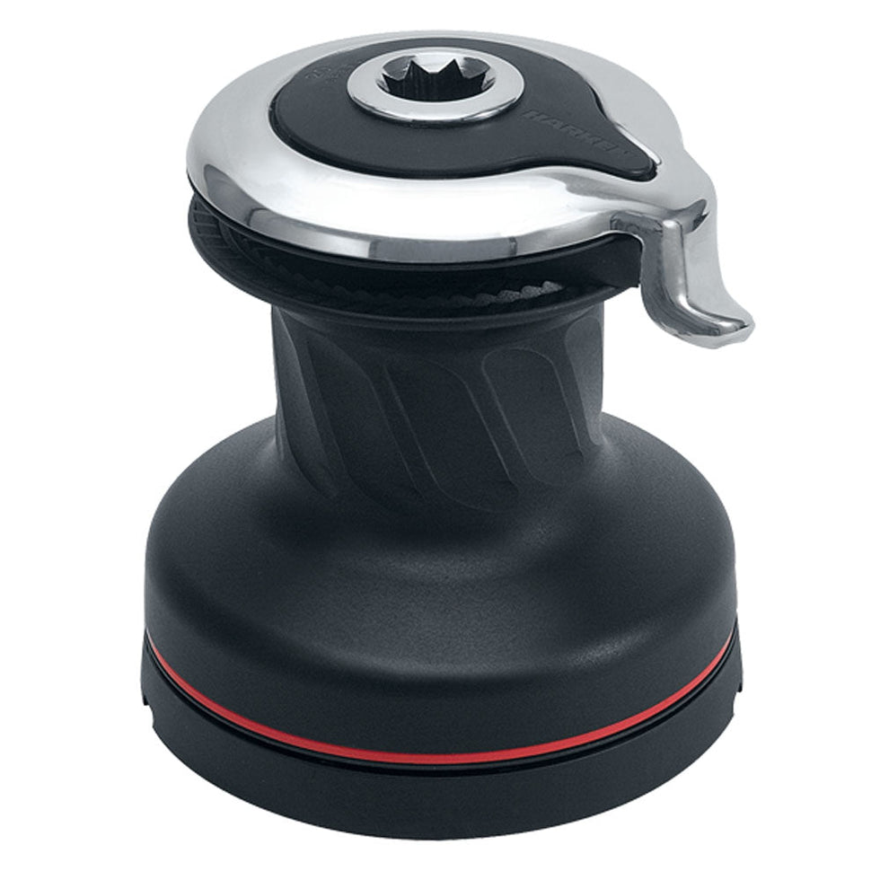Harken Self Tailing Winch Radial Size 46 - Aluminum Black / Two Speed (46.2STA)