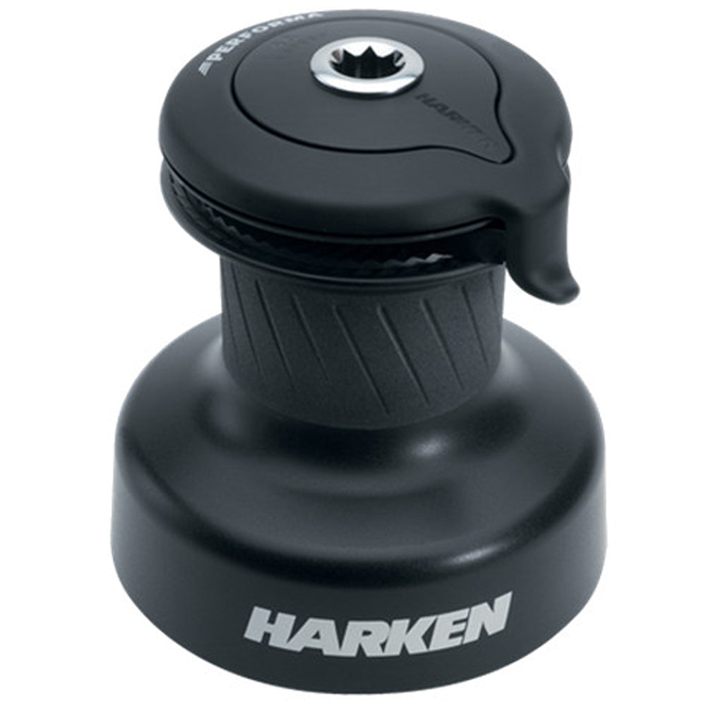 Harken Performa size 46 aluminum black two-speed self-tailing winch