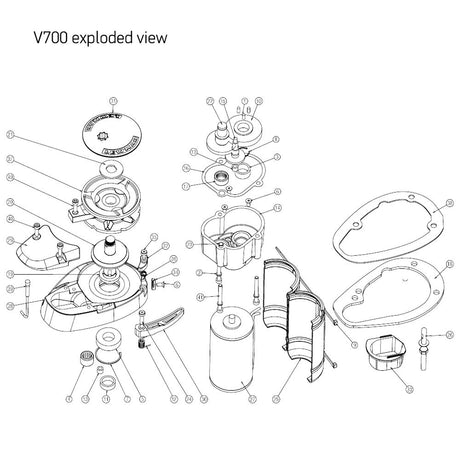 Lewmar V700 windlass bearing and seal kit from the Lewmar Windlasses collection