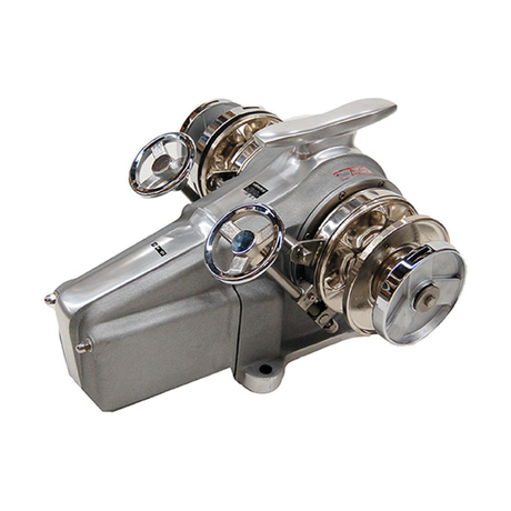 Lofrans Windlass - Falkon DG 1700W Horizontal Electric 24V Gypsy + Drum 3/8" - G4