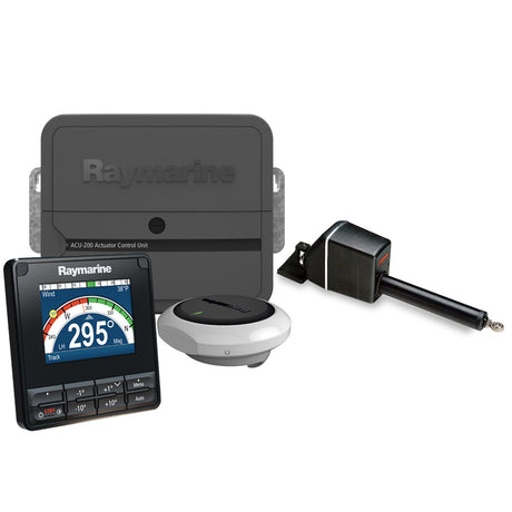 Raymarine EV-200 Sail Linear Drive Evolution autopilot system with ACU-200, p70s control head, sensor core and linear drive