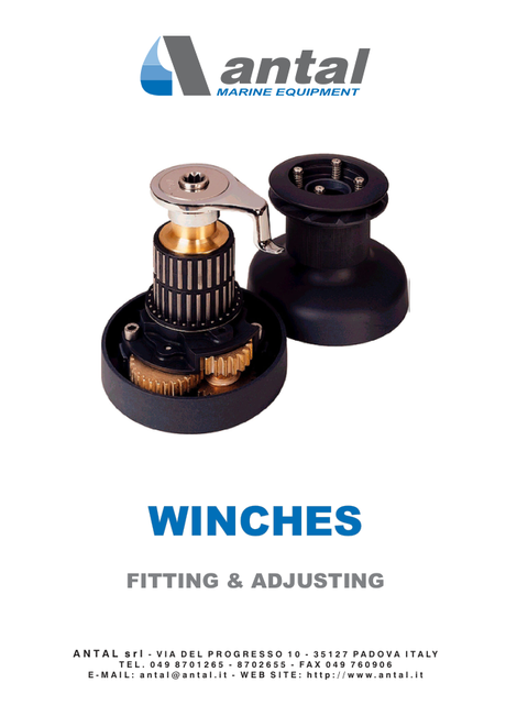Antal Winches — Fitting & Adjusting