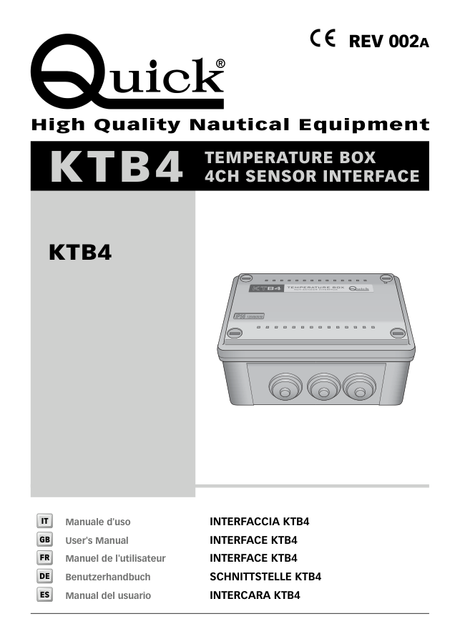 Quick KTB4 Interface — Installation Manual