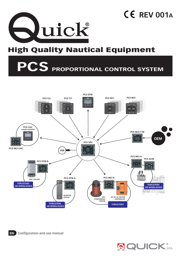 Windlass Control Block Quick PCS System User Manual & Installation Guides (PDF) – MAURIPRO Sailing