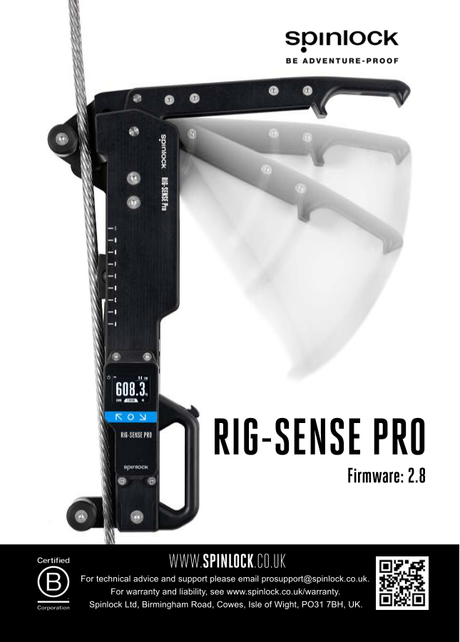 Spinlock Rig-Sense Pro — Instructions