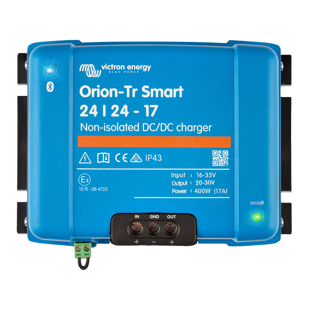 Victron Orion-TR Smart 24/24-17A 17A (400W) Non-Isolated DC-DC Charger or Power Supply (ORI242440140)