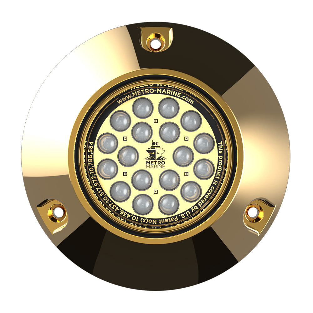 Metro Marine High-Output Submersible Underwater Light w/Intelligent Monochromatic LED's - Green, 45 Degree Beam