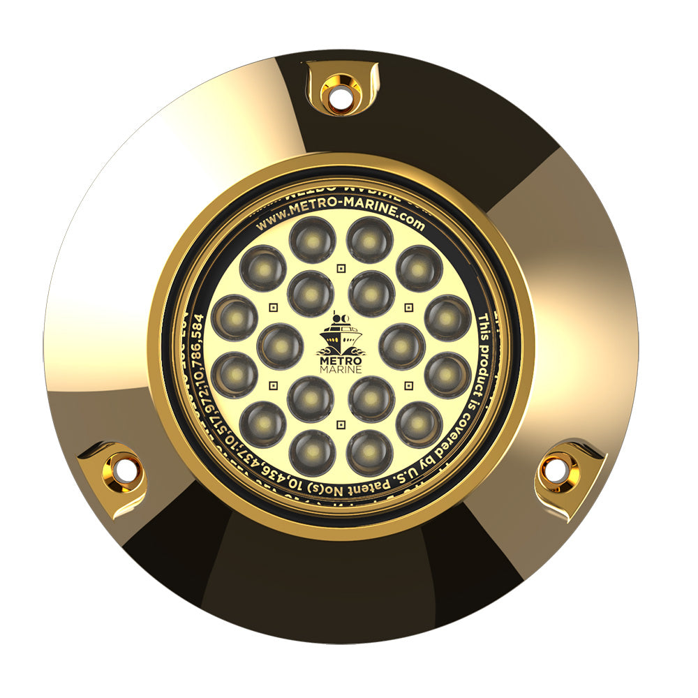 Metro Marine High-Output Submersible Underwater Light w/Intelligent Monochromatic LED's - White, 90 Degree Beam