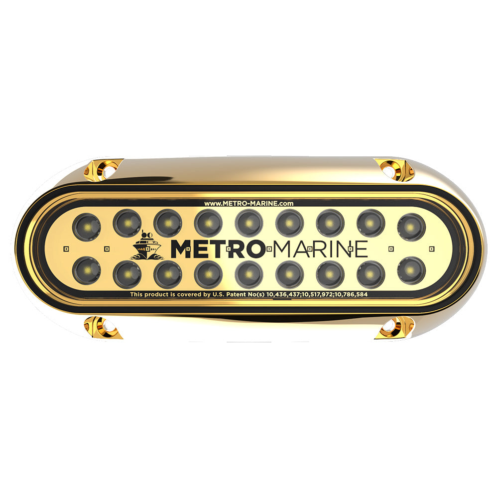Metro Marine High-Output Elongated Underwater Light w/Intelligent Monochromatic LED's - White, 90 Degree Beam
