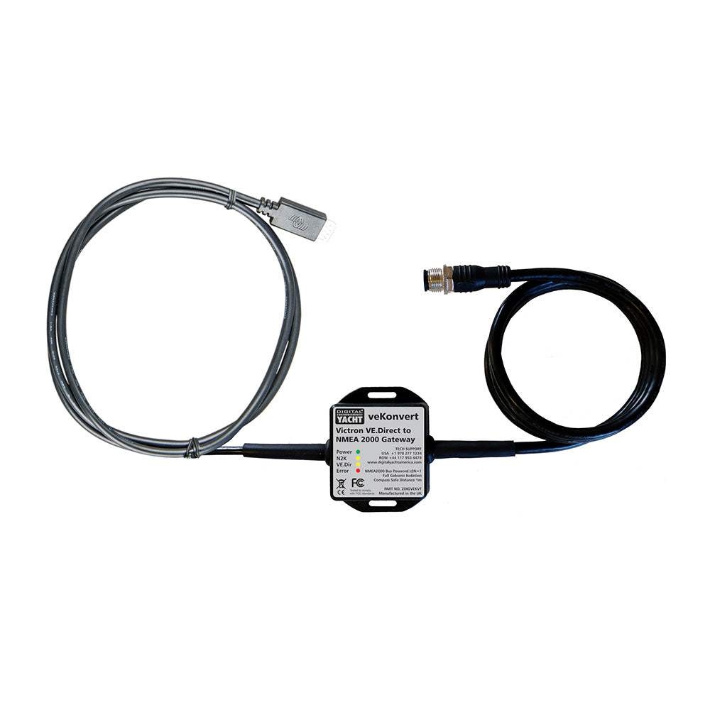 Digital Yacht veKonvert NMEA 2000 Gateway f Victron VE.Direct Output Devices - SmartShunts, BMVs, and MPPTs