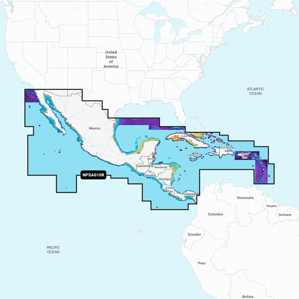 Navionics Platinum+ NPSA010R - Central America and Caribbean