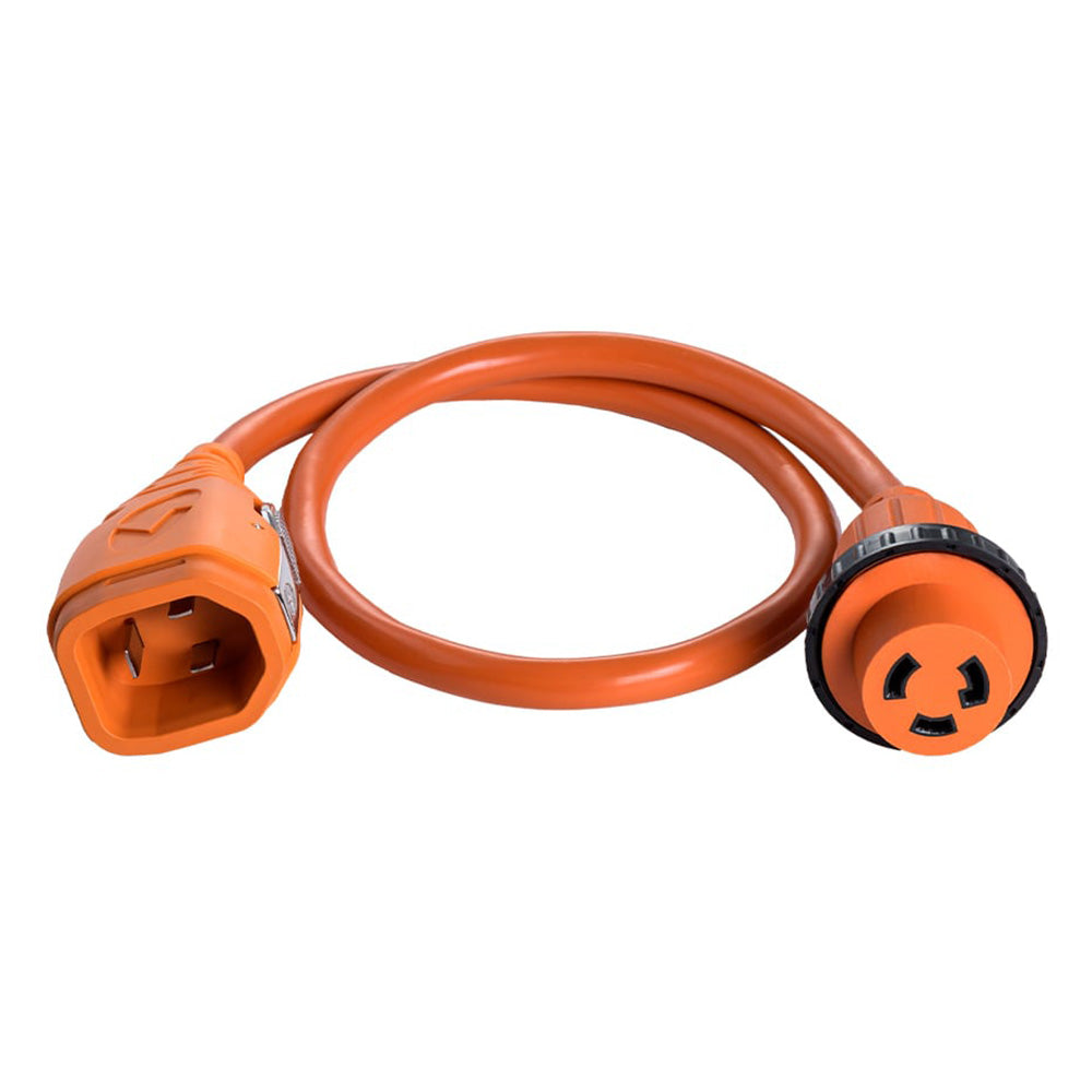 SmartPlug 30A Female Twist-Type Connector to 30A SmartPlug Male Connector (CM30043L530R)