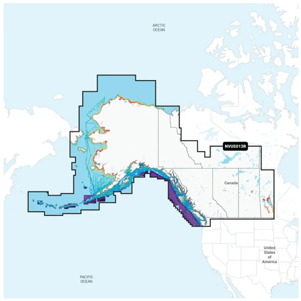 Garmin Navionics Vision+ NVUS013R Canada, West and Alaska
