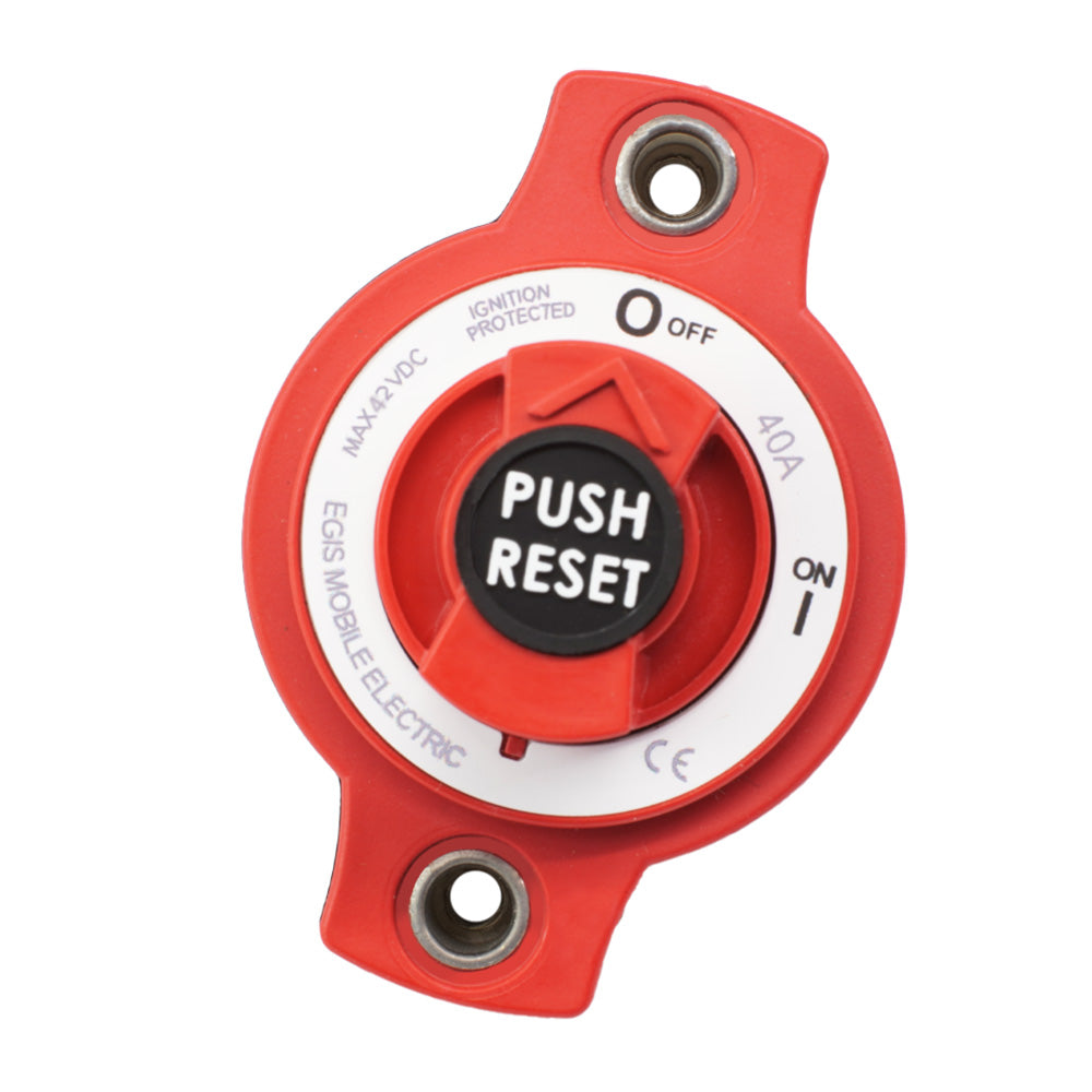 Egis 40A Panel Mount Mini Circuit Breaker (4701-40)