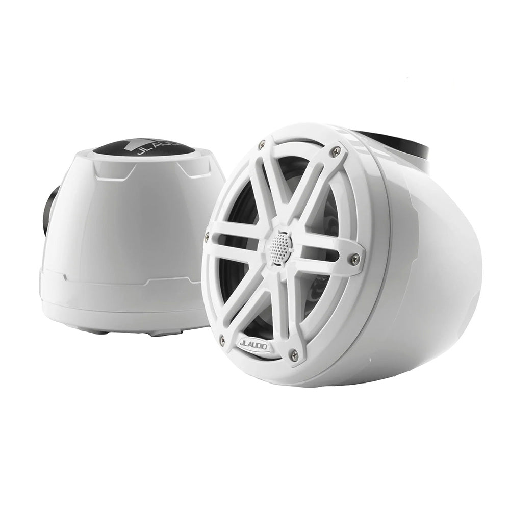 JL Audio M3 VeX Series 6.5" Enclosed Coaxial Speakers w/White Sports Grilles - M3-650VEX-Gw-S-Gw (010-03256-00)