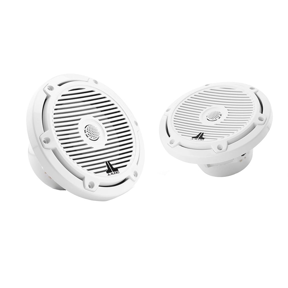 JL Audio M3 Series 6.5" Waterproof Coaxial Speakers w/Gloss White Classic Grilles - M3-650X-C-Gw (010-03060-00)