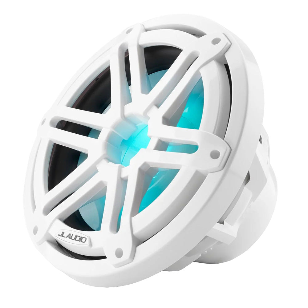JL Audio M3 10" Marine Subwoofer w/Gloss White Sport Grille and RGB LED Lighting - M3-10IB-S-Gw-i-4