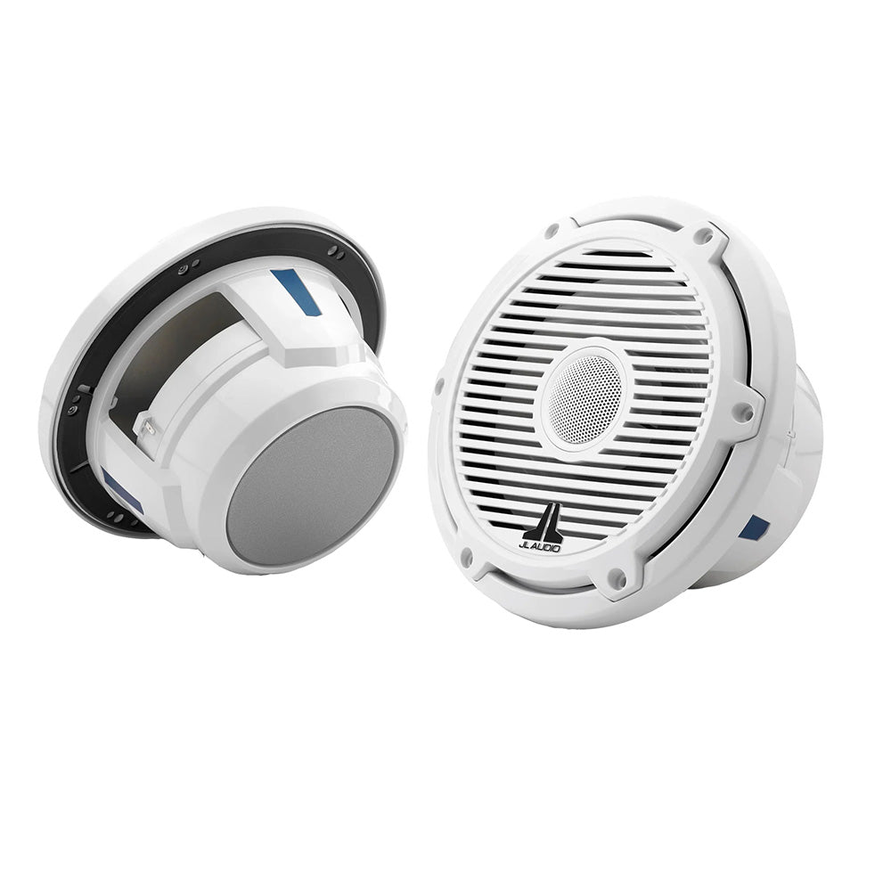 JL Audio M6 Series 7.7" Waterproof Coaxial Speakers w/Gloss White Classic Grille - M6-770X-C-3GW (010-03498-00)