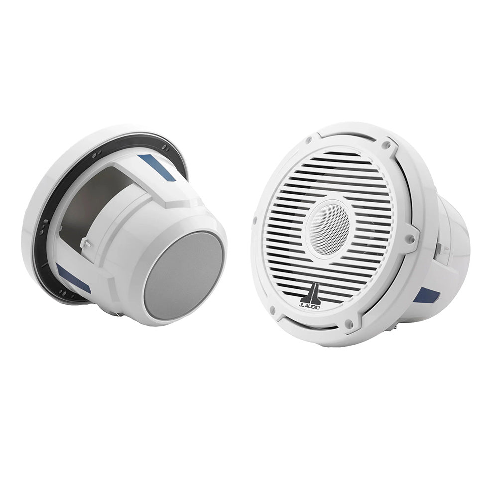 JL Audio M6 Series 8.8" Waterproof Coaxial Speakers w/Gloss White Classic Grille - M6-880X-C-3Gw (010-03499-00)