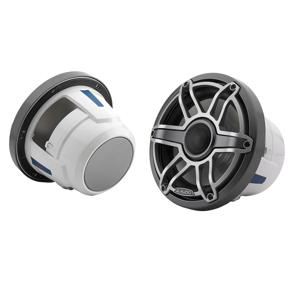 JL Audio M6 Series 8.8" Waterproof Coaxial Speakers w/Titanium Sport Grille - M6-880X-S-GmTi (010-03079-00)
