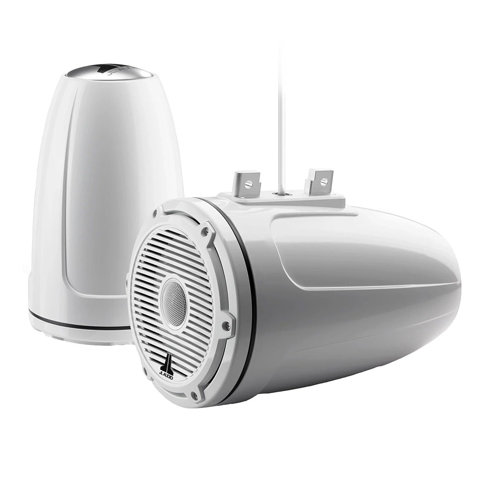 JL Audio M6 Series 7.7" Enclosed Tower Coaxial System w/Gloss White Classic Grille - M6-770ETXv3-Gw-C-3Gw (010-03856-00)